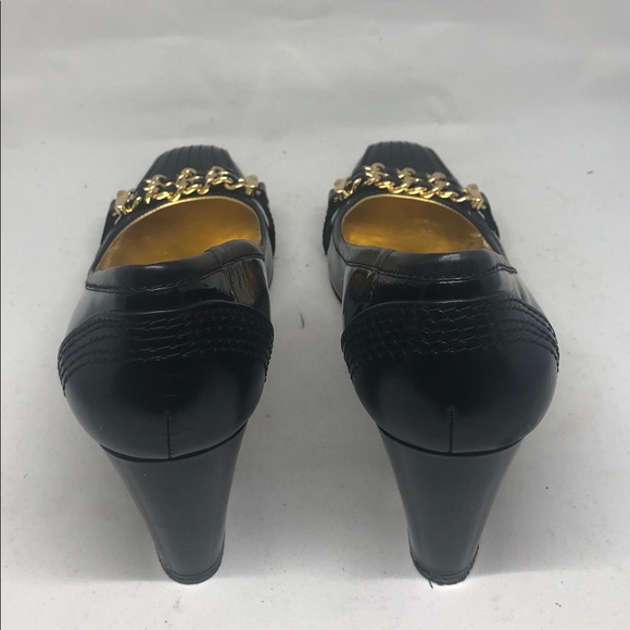 Enzo Angiolini Patent Leather pump with Block Heel - Picture 2 of 8